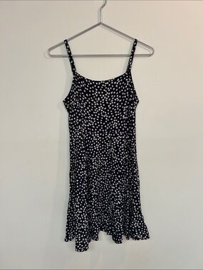 GAP Black & White Floral Midi Dress